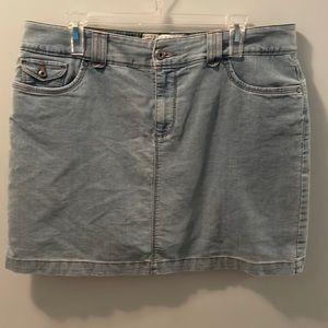 Sonoma Size 14 Light-colored Denim Skirt